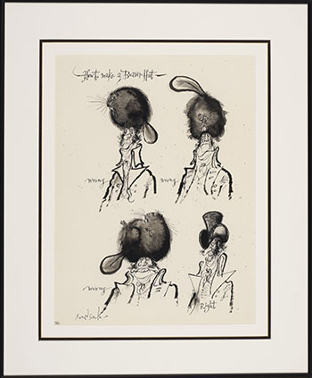 How to Make a Beaver Hat (#0083) by Ronald Searle sold for $10,625