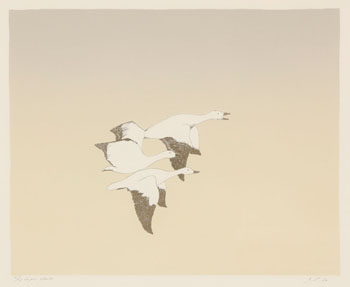 Les Oiseaux Blancs (03310/63) by Roland Pichet vendu pour $63