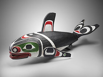 Killer Whale Mask by Beau Dick vendu pour $49,250