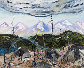 Weather Front in the Rockies by Alex Cameron sold for $15,000