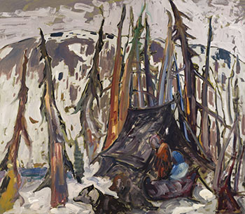 Camping Indian Trappers by René Jean Richard vendu pour $28,125