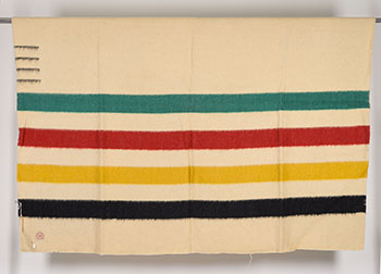 HBC Point Blanket, 4 point, multistripe by Hudson's Bay Company  sold for $7,500