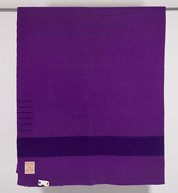 HBC Point Blanket, 6 point, purple by Hudson's Bay Company  sold for $10,000