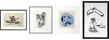 Four Works by Various Artists vendu pour $94