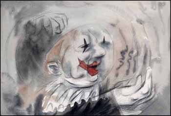 Paris Circus Clown (02255/2013-271) by Robert Frederick Hagan sold for $189