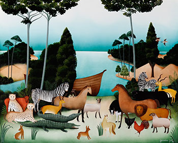 L'Arche de Noe (03734/A89-209) by Genevieve Jost sold for $3,438