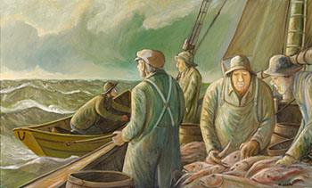 Dressing Fish (03845/A85-093) by Nelson Surette vendu pour $1,375