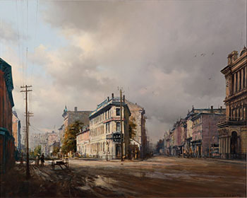 Coffin Block, Front and Wellington (04024) by Dusan Kadlec sold for $5,938