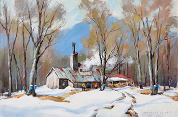 The Sap House (04001) by Douglas Ferguson Elliott sold for $625
