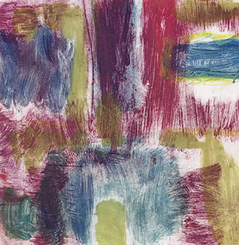 Untitled (Magenta, Blue & Green) (03896) by Astrid Ho sold for $125