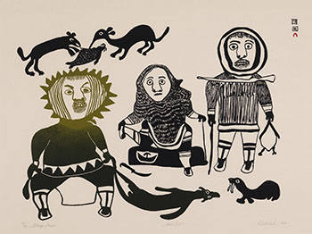 Strange Scene (0319) by  Kiakshuk sold for $1,375