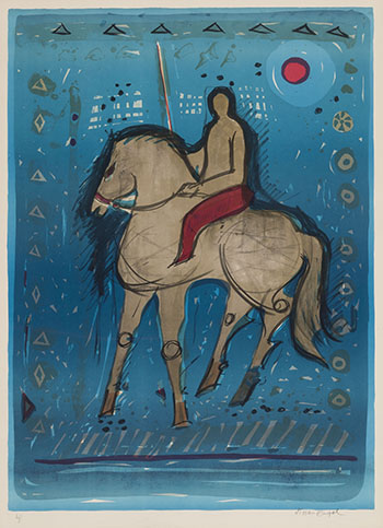 Man on a Horse (00091) by Nissan Engel sold for $625