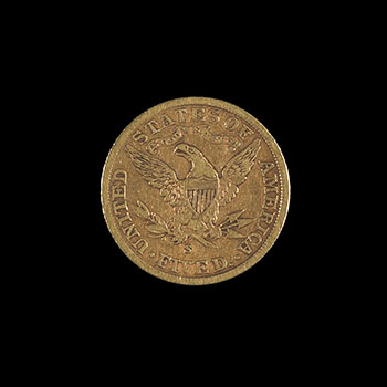 1901 Liberty $5 Gold Coin by  USA sold for $3,750