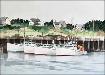 Mabou Harbour, Cape Breton (02641/2013-2656) by Jack Hambleton sold for $324