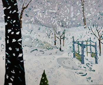 Winter in the Garden (03675/185) by Christopher Broadhurst sold for $2,000