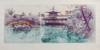 Shrine Bridge (03474/436) by Gayle Richardson sold for $94