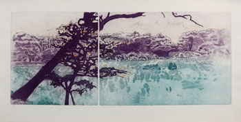 Shrine Garden (03473/435) by Gayle Richardson sold for $59