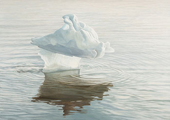 Melting Ice, Pond Inlet, N.W.T. by Ivan Trevor Wheale vendu pour $6,875