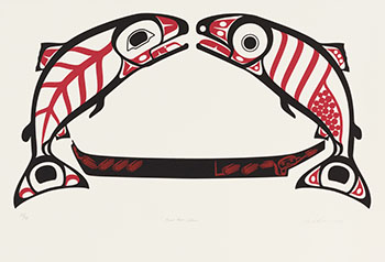 Good Hope Salmon by Roy Henry Vickers sold for $375