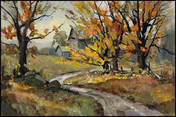 Fall North Ontario (00505/2013-T264) by Douglas Ferguson Elliott sold for $1,296