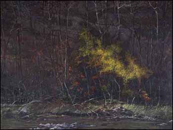 Jumping Pound Creek (02901/2013-194) by Walter (Drahanchuk) Drohan sold for $1,125
