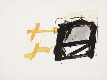 Creus i forma by Antoni Tàpies sold for $1,000