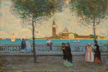 Late Afternoon, Venice by Clarence Alphonse Gagnon vendu pour $205,250