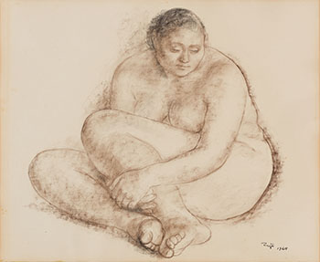 Esperanza’s Nude by Francisco Zúñiga sold for $1,625