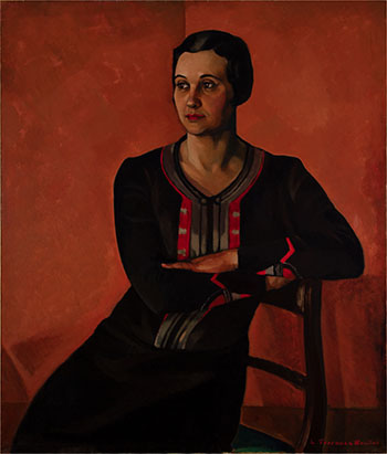 Portrait of Frances Holgate par Lilias Torrance Newton