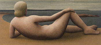 Coastal Figure par Alexander Colville