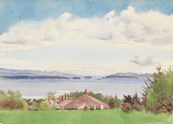 Bazan Bay, Vancouver Island by Walter Joseph (W.J.) Phillips