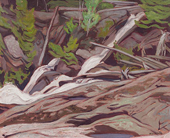 High Falls on the York River by Alfred Joseph (A.J.) Casson