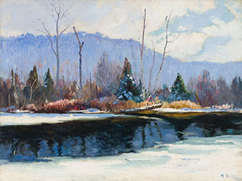 First Snow, Cache River by Maurice Galbraith Cullen