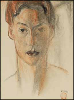 Head Study (Erica) by Frederick Horsman Varley