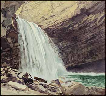 The Cave, Johnson's Creek by Walter Joseph (W.J.) Phillips