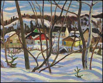 Quebec Village in Winter by Alexander Young (A.Y.) Jackson