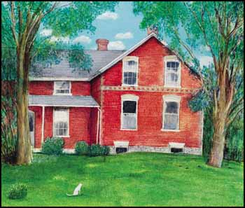 The King Farm House by William Kurelek