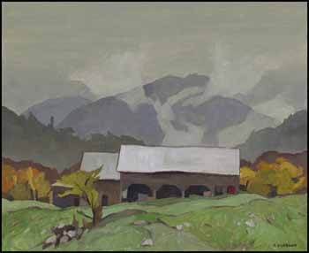 Driving Shed - Grenville, Que. by Alfred Joseph (A.J.) Casson