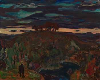 Sunset par Frederick Horsman Varley