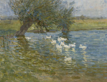 Ducks on a Pond by Helen Galloway McNicoll