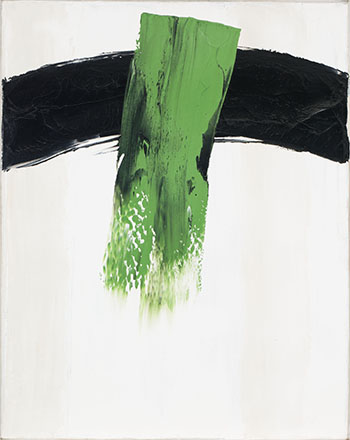 Untitled Abstraction with Green by Paul-Émile Borduas