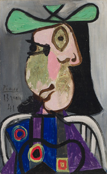 Femme au chapeau par Pablo Picasso