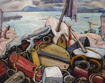 Maritime Still Life, Cape Breton I., NS par Arthur Lismer