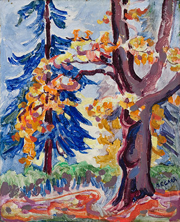 Landscape with Trees par Emily Carr