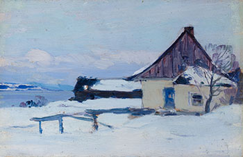 Baie-St-Paul par Clarence Alphonse Gagnon