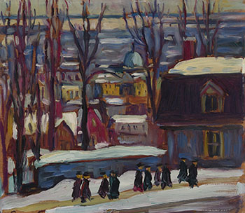 Côte des Neiges Road, Montreal par Kathleen Moir Morris