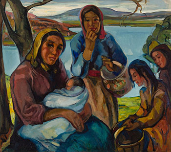 Indian Women, Oka par Henrietta Mabel May