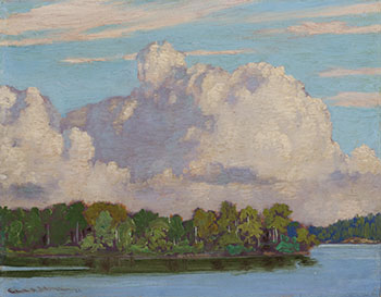Summer Clouds - Lake of the Woods by Frank Hans (Franz) Johnston
