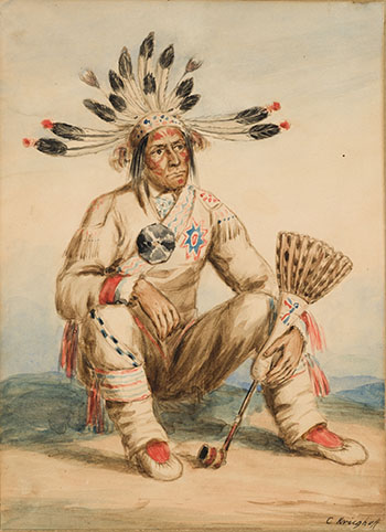 Little Pine Chief par Cornelius David Krieghoff