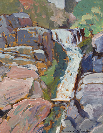 Algoma Waterfall by Frank Hans (Franz) Johnston